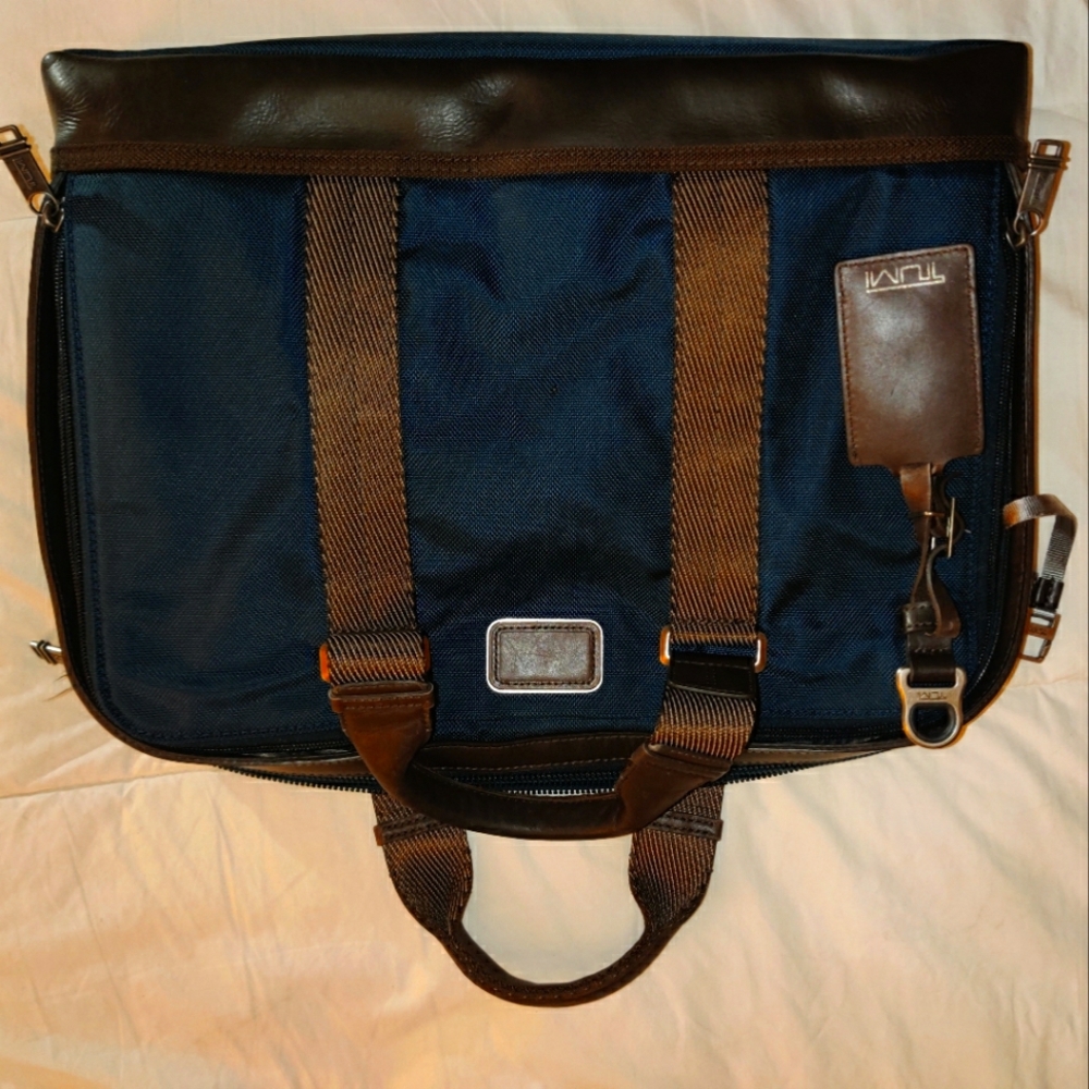 Tumi Aviano Briefcase Blue